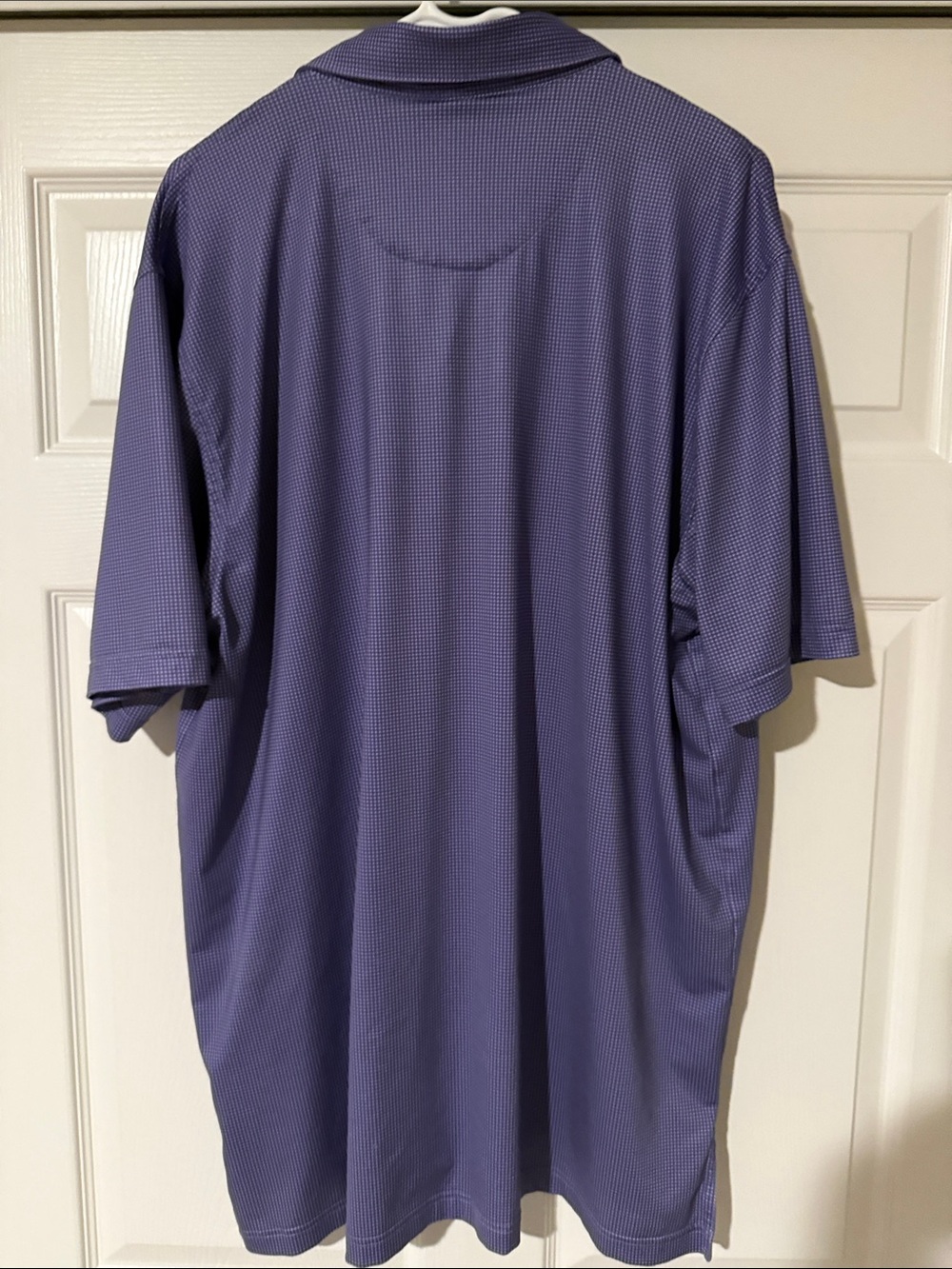 Peter Millar Purple Micro-Pattern Polo Shirt - Picture 5 of 5